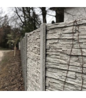 Betonový Sloup šedý Rohový