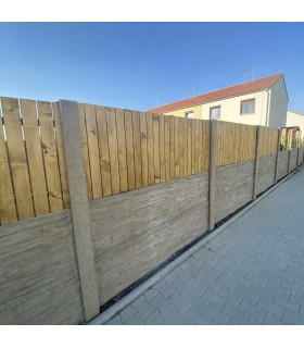 Betonový Sloup Barevný 2x Dekor Koncový