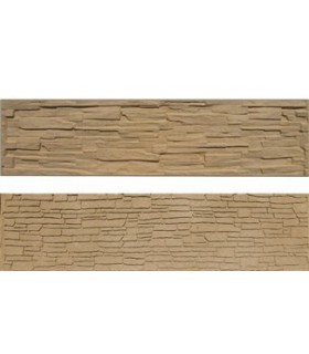 Oboustranně štípaná deska 200x50x4,5cm písková