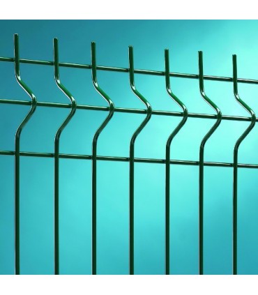 Zelené plotové panely 3D