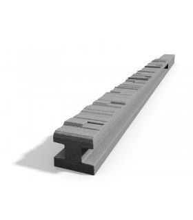 Betonový Sloup Šedý 1x Dekor Průběžný