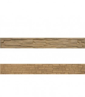 Oboustranně štípaná deska 200x25x4,5cm písková