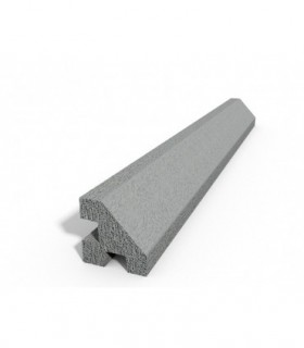 Betonový Sloup šedý Rohový