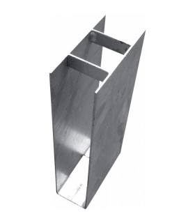 Držák desky plech 5cm Průběžný H 30cm