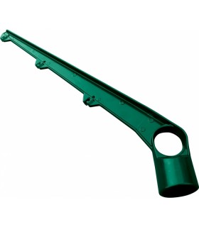 Bavolet + PVC na kulatý sloupek průměr 48 mm, jednostranný, zelený