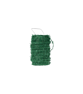 Drát PVC ostnatý zelený