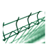 Plotový panel 3D zelený