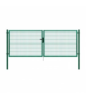 Brána PILOFOR dvoukřídlá, 4118mm, Zn+RAL 6005